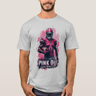 Camiseta Fútbol Americano de Concientización sobre el Cánce