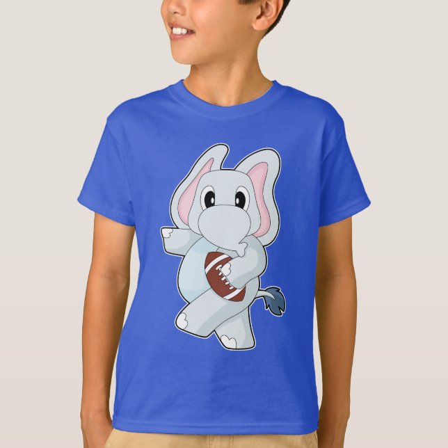 Camiseta Fútbol Americano de Elefante (Anverso)
