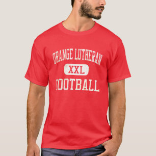 Camiseta Fútbol Americano de los Lanceros de Orange Luthera