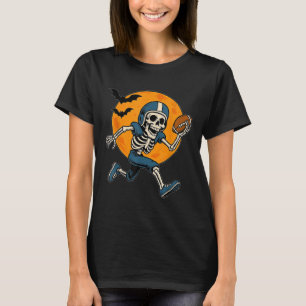 Camiseta Fútbol Americano Esqueleto Halloween Deporte Fanta
