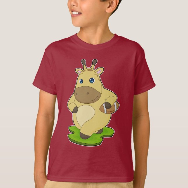 Camiseta Fútbol americano Giraffe (Anverso)