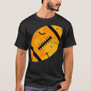 Camiseta Fútbol americano Halloween Disstume Regalo Bats de