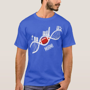 Camiseta Fútbol Americano Miami Skyline Regalo Florida USA
