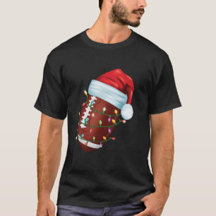Camiseta Fútbol americano navidad Hombres Deportivos Santa