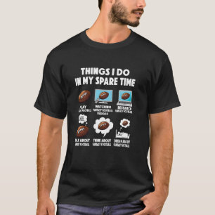 Camiseta fútbol americano tiempo libre fútbol americano fan
