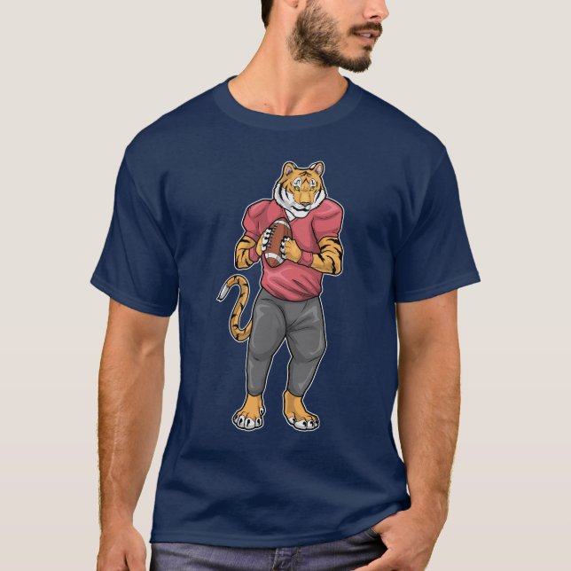 Camiseta Fútbol americano tigre (Anverso)