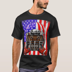 Camiseta Fútbol americano tigre Bandera de Estados Unidos M