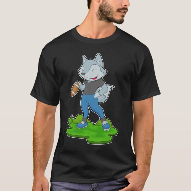 Camiseta Fútbol americano Wolf (Anverso)
