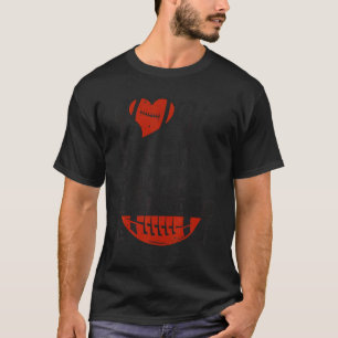 Camiseta Fútbol amo grandes capturas extremos y un fuerte 