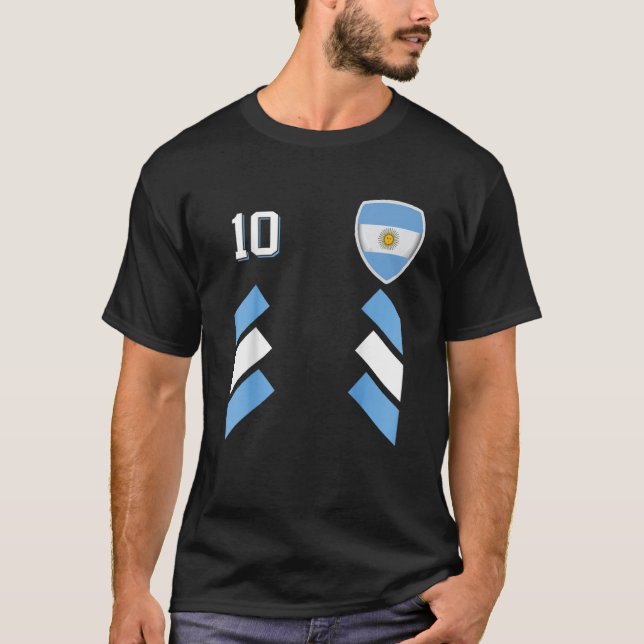 Camiseta Fútbol Argentina Retro10 (Anverso)