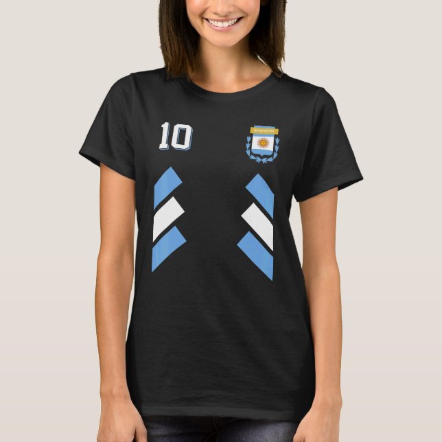 Camiseta Fútbol Argentina Retro10 (Anverso)