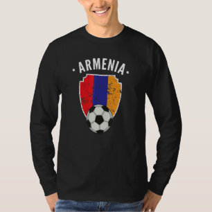Camiseta Fútbol Armenia Bandera Fútbol Orgullo Armenio