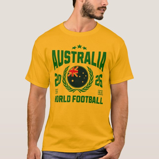 Camiseta Fútbol Australia 2026 (Anverso)