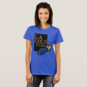 CAMISETA FÚTBOL AZUL Y AMARILLO