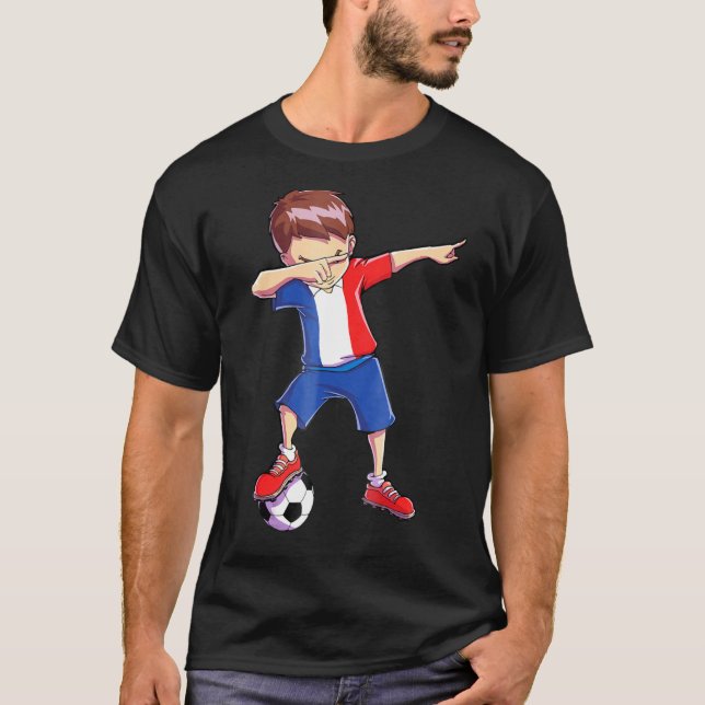 Camiseta Fútbol baladizo Francia Niños Fútbol Francés (Anverso)