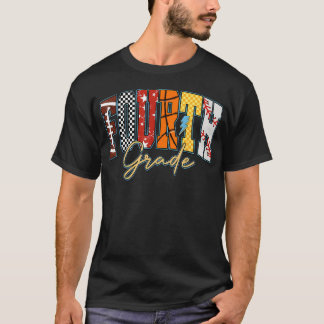 Camiseta Fútbol Baloncesto Béisbol de Regreso a Clases