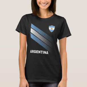 Camiseta Fútbol Bandera de Argentina Para Fútbol Hombres M