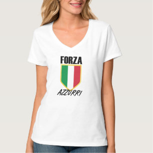 Camiseta Fútbol Bandera de Forza Azzurri