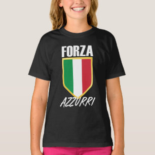 Camiseta Fútbol Bandera de Forza Azzurri