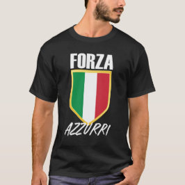 Camiseta Fútbol Bandera de Forza Azzurri