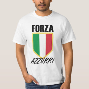 Camiseta Fútbol Bandera de Forza Azzurri