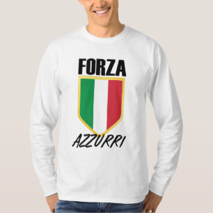 Camiseta Fútbol Bandera de Forza Azzurri