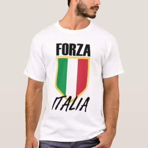 Camiseta Fútbol Bandera de Forza Italia