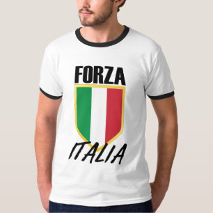 Camiseta Fútbol Bandera de Forza Italia
