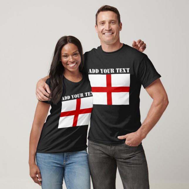 Camiseta Fútbol Bandera de Inglaterra Reino Unido (Unisexo)