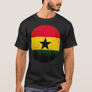 Camiseta Fútbol Bandera Nacional de Ghana
