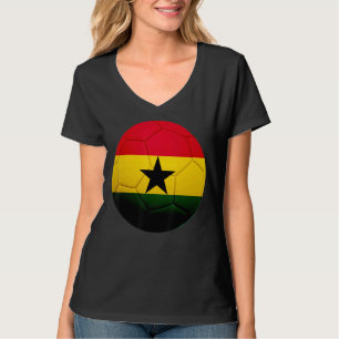 Camiseta Fútbol Bandera Nacional de Ghana