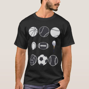 Camiseta Fútbol béisbol fútbol voleibol baloncesto