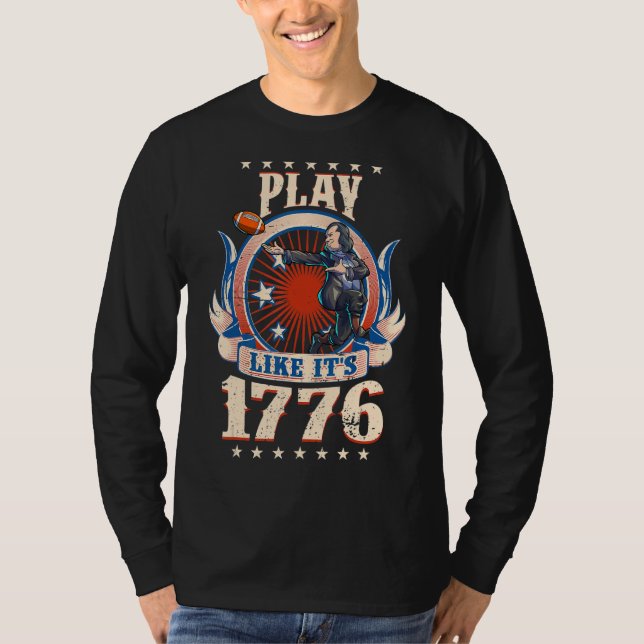 Camiseta Fútbol Benjamin Franklin 4 De Julio (Anverso)