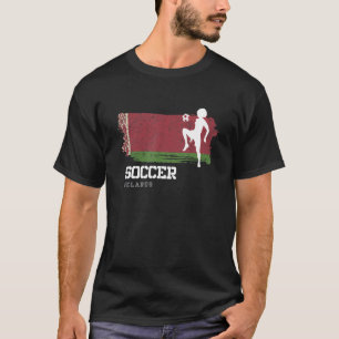 Camiseta Fútbol Bielorrusia Bandera Mujeres Chicas de fútbo