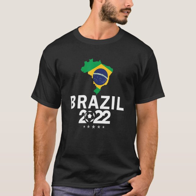 Camiseta Fútbol Brasil 2022 (Anverso)
