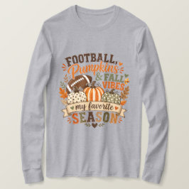 Camiseta Fútbol, calabazas y ambiente otoñal