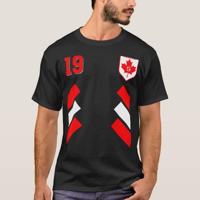 Camiseta Fútbol Canadá Retro19 Fútbol Canadá Fla (Anverso)