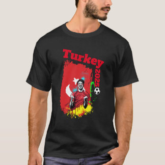Camiseta Fútbol Celebración de gol de fútbol bandera de Tur