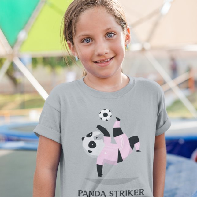 Camiseta Fútbol Chica Panda Soccer Striker (Subido por el creador)