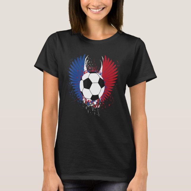 Camiseta Fútbol con bandera de los Países Bajos (Anverso)