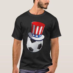 Camiseta Fútbol Con Gorra De Bandera Estadounidense Patriót