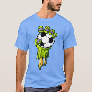 Camiseta Fútbol con manos de zombi Divertido Terrorífico Ha