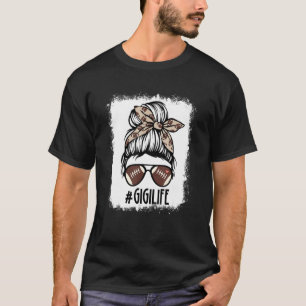 Camiseta Fútbol con sangre Gigi Messy Bun Gigi Life Mother'