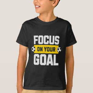 Camiseta Fútbol Concéntrate En Tu Meta Entrenador Jugador M