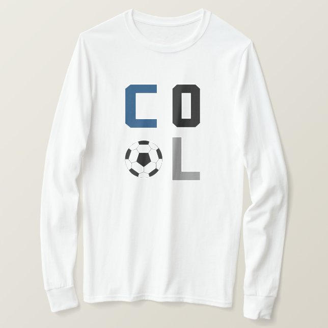 Camiseta Fútbol Cool (azul) (Anverso del diseño)