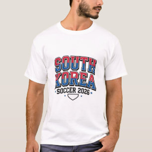Camiseta Fútbol Corea del Sur 2026 Fútbol País Negrita Tipo