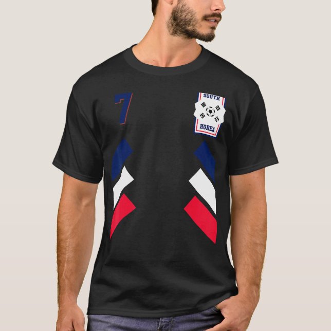 Camiseta Fútbol coreano Retro7 Corea del Sur (Anverso)
