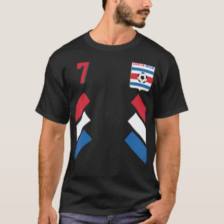 Camiseta Fútbol Costa Rica Retro 7 Cos