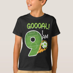 Camiseta Fútbol Cumplo 9 Años Niño Cumpleaños 