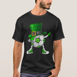 Camiseta Fútbol Dabbing Leprechaun Gorra Shamrock St Patric